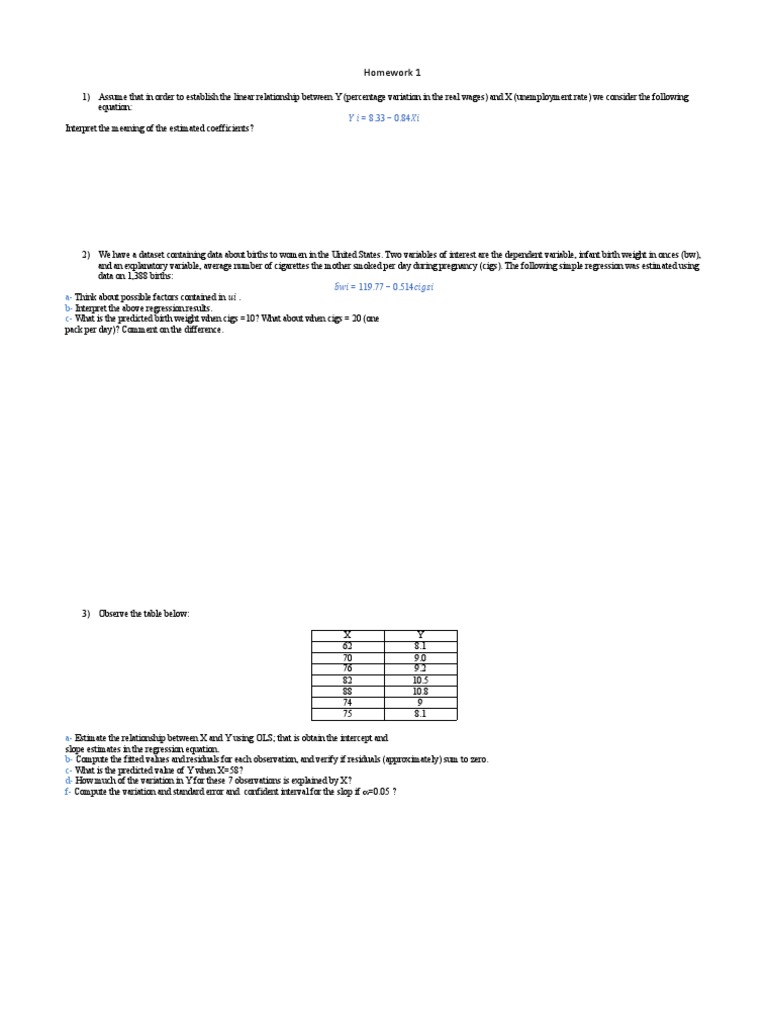 Homework 1 | PDF
