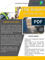 PM HSE Safety Alert - Contractor MVA #07-2022