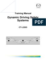 Dynamic driving safety systems Mazda Training manual
