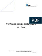 Verificación de Contribuyentes en Línea