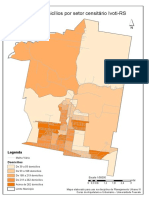 Mapa de Domicílios Por Setor Censitário Ivoti-RS: Legenda