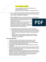 Mercados financieros y tipos de transacciones