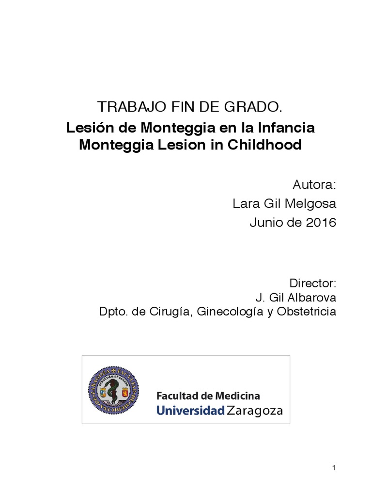 Clasificacion de Bado | PDF | Codo | Sistema musculoesquelético