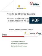 Projecto de Strategic Sourcing: O Novo Modelo de Compras e