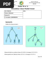 TP Packet Tracer : Premiers pas et exercices | PDF | Transmission des ...