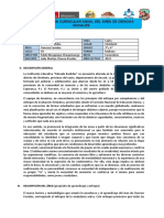 Programación Curricular Anual Del Área de Ciencias Sociales: I. Datos Informativos