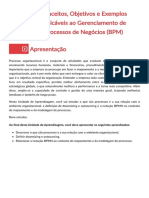 Conceitos e exemplos de BPM