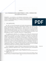 La Formación Histórica Del Derecho Internacional: Sumario: L. Los 2. 2.1