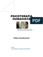 Psicoterapia Humanista: Mg. Edinson Junior Merino Farías