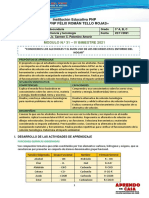 MÓDULO 31 - IV BIM - CyT - 3ERO