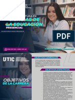 La Educación Ciencias De: Licenciatura en