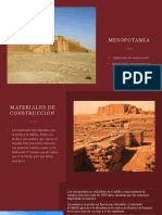 Mesopotamia: Materiales de Construcción Aportaciones Arquitectónicas Tipos de Arquitectura