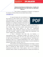 Planejamento Urbano Politizado E Ideologia: O Papel Dos Planos Diretores Participativos No Discurso Da Reforma Urbana