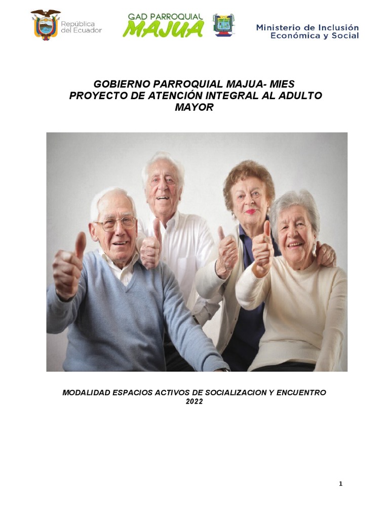 Proyecto Socioeducativo para Adultos Mayores | PDF | Aprendizaje | Vejez
