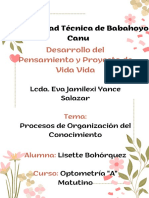 Desarrollo Del Pensamiento y Proyecto de Vida Vida: Universidad Técnica de Babahoyo Canu