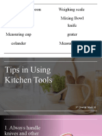 TLE 6 Safety Kitchen Tools