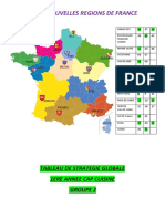 Les 13 Nouvelles Regions de France: Tableau de Strategie Globale 1ere Annee Cap Cuisine Groupe 2