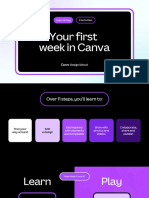 Your First Week in Canva: Learn & Play 8 Activities
