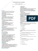 Examen de Biologia para 10 y 11 2023