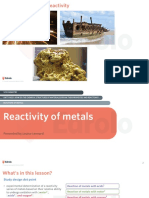 3B Reactivity of Metals Edrolo Study Notes