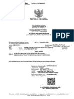 Republik Indonesia: 3273212707660001 Personnel Registration Number Nomor Induk Kependudukan