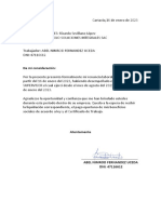 Carta de Renuncia