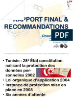 RAPPORT FINAL & RECOMMANDATIONS. Chawki GADDES Secrétaire Général ATDC Secrétaire Exécutif AIDC Enseignant FSJPST