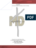 Estudio de Caso Sobre Demandas Cognitivas, Psicológicas y Físicas en El Trabajo