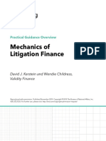 Litigation Finance Mechanics