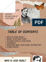 Issues &periods in Philippine History: Retraction of Jose Rizal