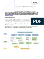 Theory of Change Guidance For Applicants