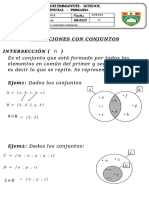 Aritmética: Operaciones con conjuntos