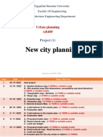 Project 1 - New Cities Planning