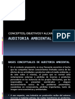 Auditoria Ambiental: Conceptos Objetivos Y Alcance