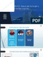 SRN101 Salud de La Mujer y El Recién Nacido: Marzo - Abril 2023