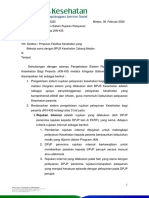 Nomor: 339 /I-01/0222 Medan, 08 Februari 2022 Hal: Pengelolaan Sistem Rujukan Pelayanan Bagi Peserta JKN-KIS