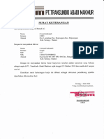 Surat Keterangan Karyawan