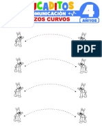 Trazos Curvos para Ninos de 4 Anos