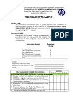 PROGRAM Evaluation Form