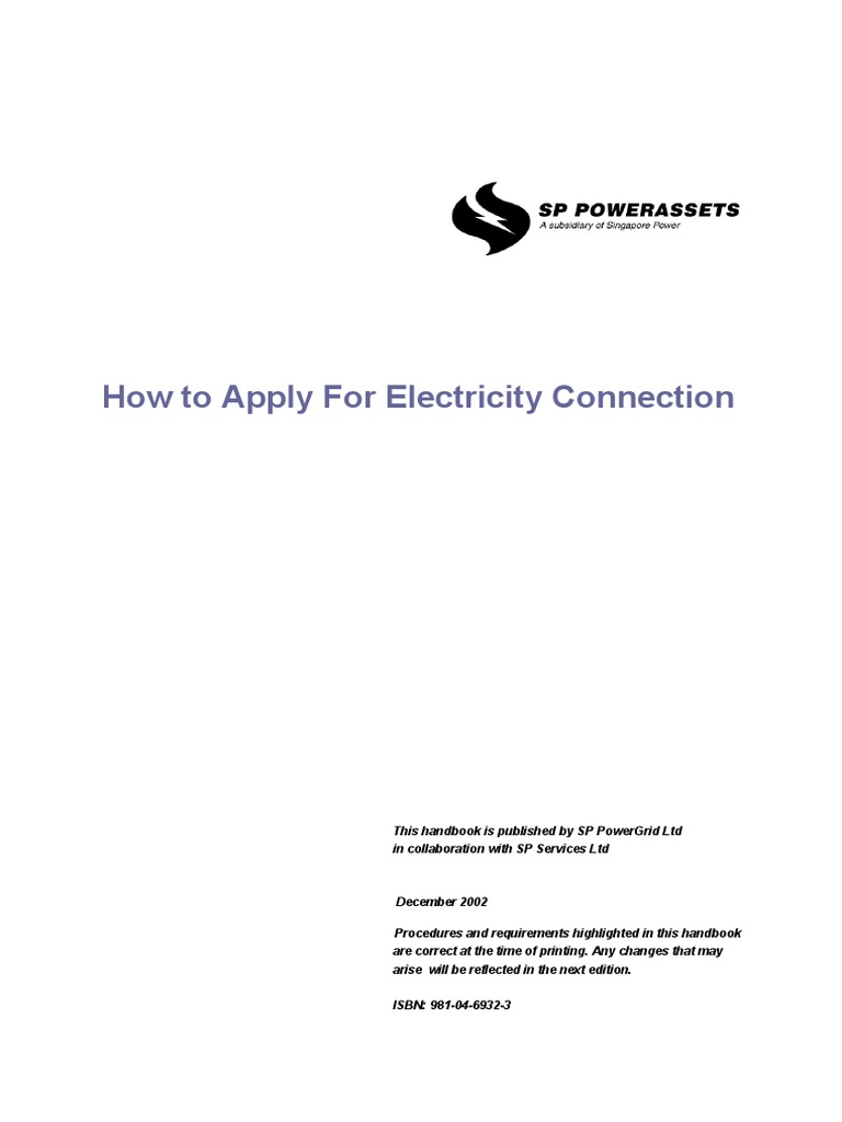 How To Apply For Electricity Connection PDF Electric Power