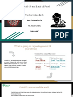 Covid-19 and Lack of Food: Francisco Santana García