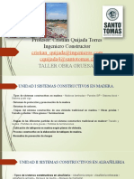 Profesor: Cristian Quijada Torres Ingeniero Constructor: Cquijada4@santotomas - CL