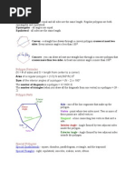 Polygon Names from 3 to 1000 Sides | PDF | Polygon | Polytopes