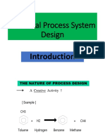 Chemical Process System Design