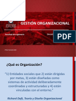 Gestión Organizacional: Docente: Rosita Muñoz B. Facultad de Ingienería
