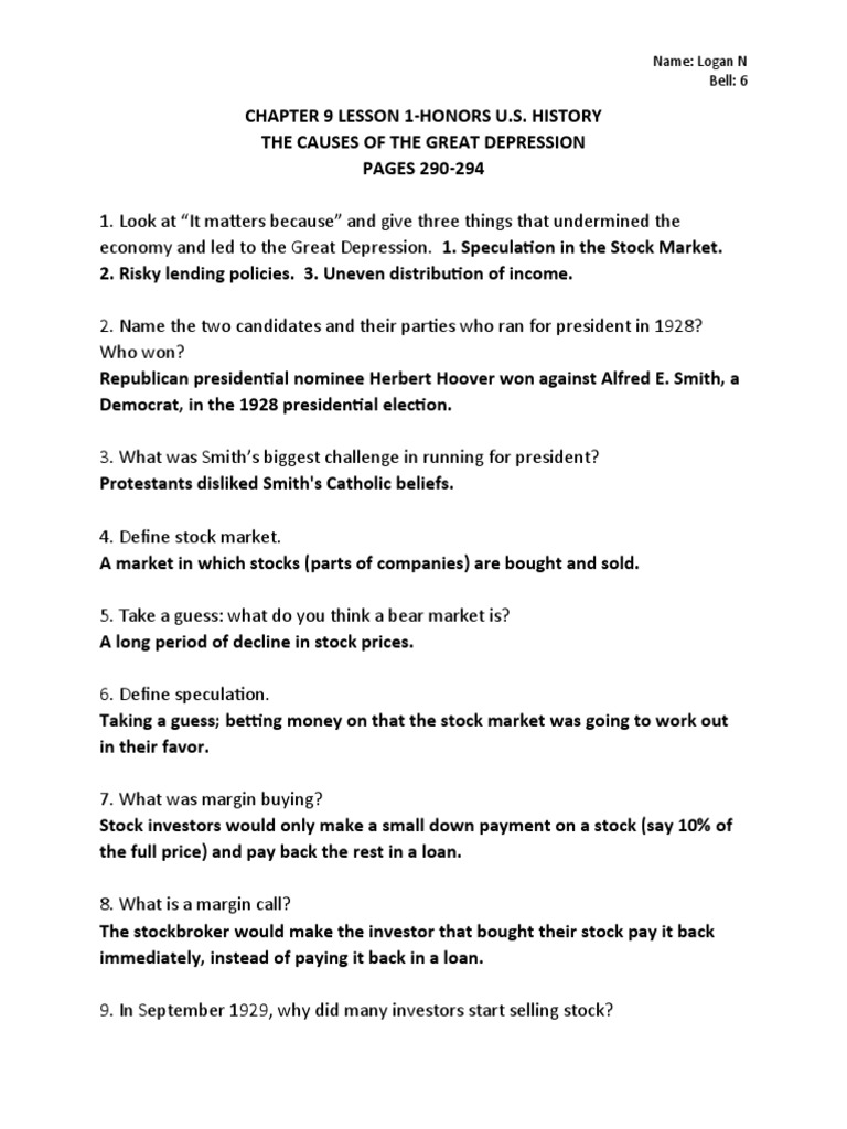Chapter 9 Lesson 1 New Pdf Stocks Stock Market