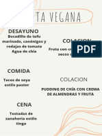 Dieta Vegana: Desayuno Colacion