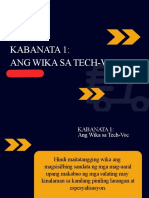 Kabanata 1: Ang Wika Sa Tech-Voc