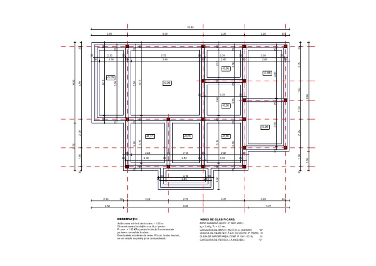 Plan Fundatie | PDF