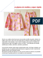 Regalo - Como Hacer Pijama Sin Moldes